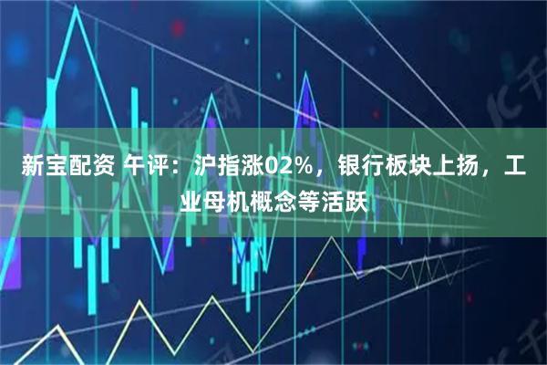 新宝配资 午评:沪指涨02%,银行板块上扬,工业母机概念等活跃